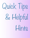 quick tips